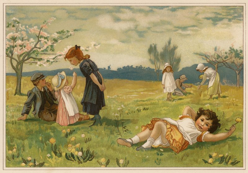 Zmyślona gałąź jabłoni (chromolitho) autorstwa Alice Havers