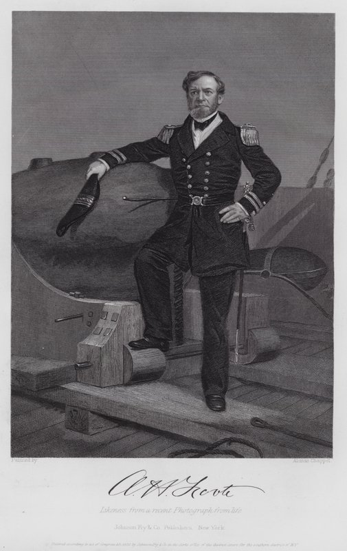 Andrew Hull Foote (grawerowanie) autorstwa Alonzo (after) Chappel