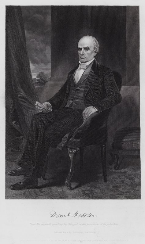 Daniel Webster (Grawerowanie) autorstwa Alonzo (after) Chappel