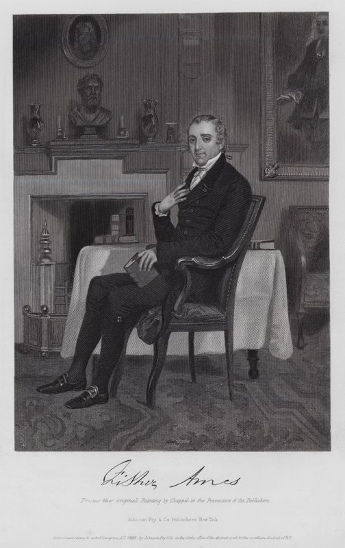 Fisher Ames (Grawerowanie) autorstwa Alonzo (after) Chappel