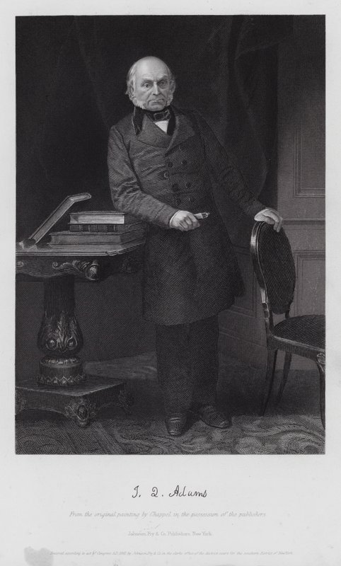 John Quincy Adams (Grawerowanie) autorstwa Alonzo (after) Chappel