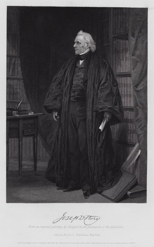 Joseph Story (rycina) autorstwa Alonzo (after) Chappel