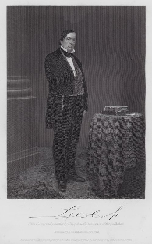 Lewis Cass (grawerowanie) autorstwa Alonzo (after) Chappel