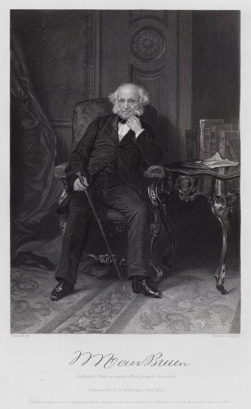 Martin Van Buren (Grawerowanie) autorstwa Alonzo (after) Chappel