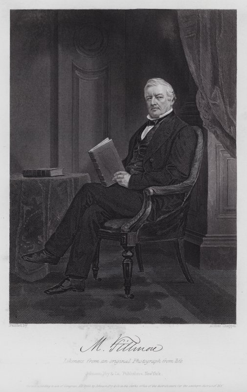 Millard Fillmore (grawerowanie) autorstwa Alonzo (after) Chappel