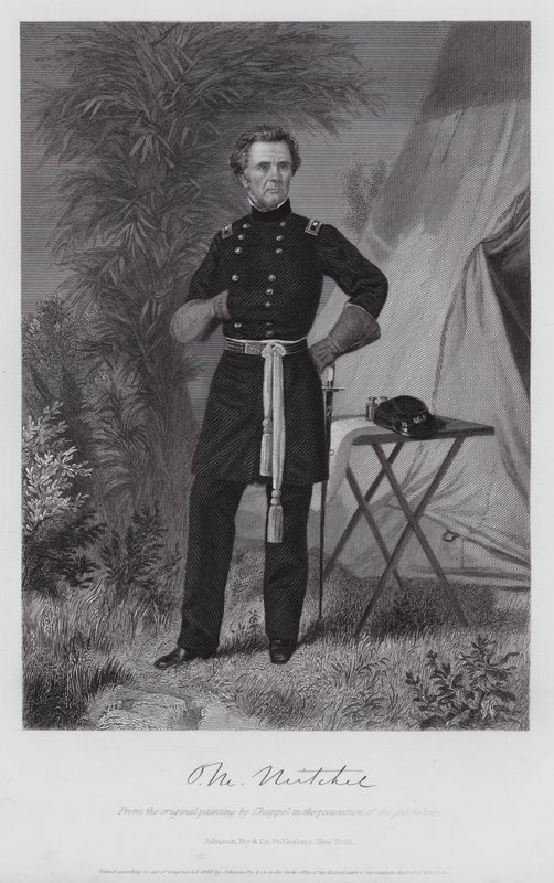 Ormsby Mcknight Mitchel (grawerowanie) autorstwa Alonzo (after) Chappel