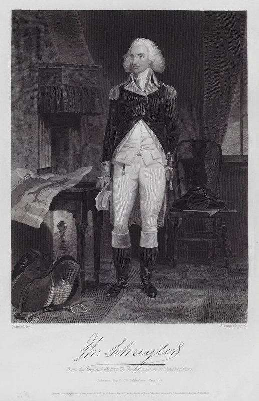 Philip Schuyler (Grawerowanie) autorstwa Alonzo (after) Chappel