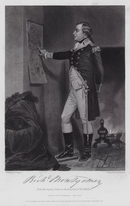 Richard Montgomery (Grawerowanie) autorstwa Alonzo (after) Chappel