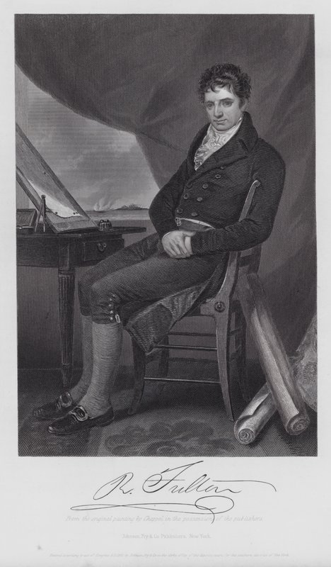 Robert Fulton (Grawerowanie) autorstwa Alonzo (after) Chappel