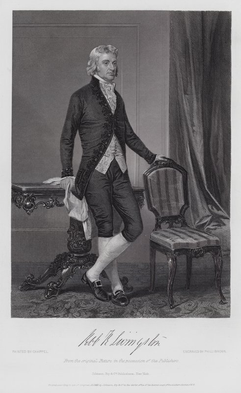 Robert R. Livingston (Grawerowanie) autorstwa Alonzo (after) Chappel