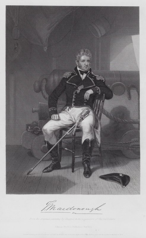 Thomas Macdonough (Grawerowanie) autorstwa Alonzo (after) Chappel