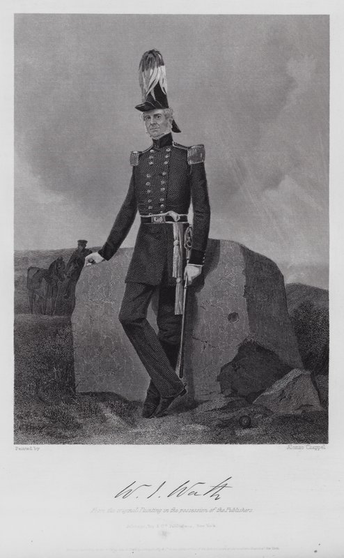 William Jenkins Worth (Grawerowanie) autorstwa Alonzo (after) Chappel