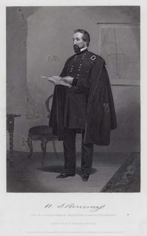 William Stark Rosecrans (grawerunek) autorstwa Alonzo (after) Chappel