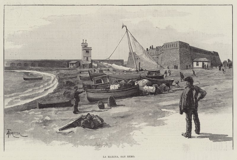 La Marina, San Remo autorstwa Amedee Forestier