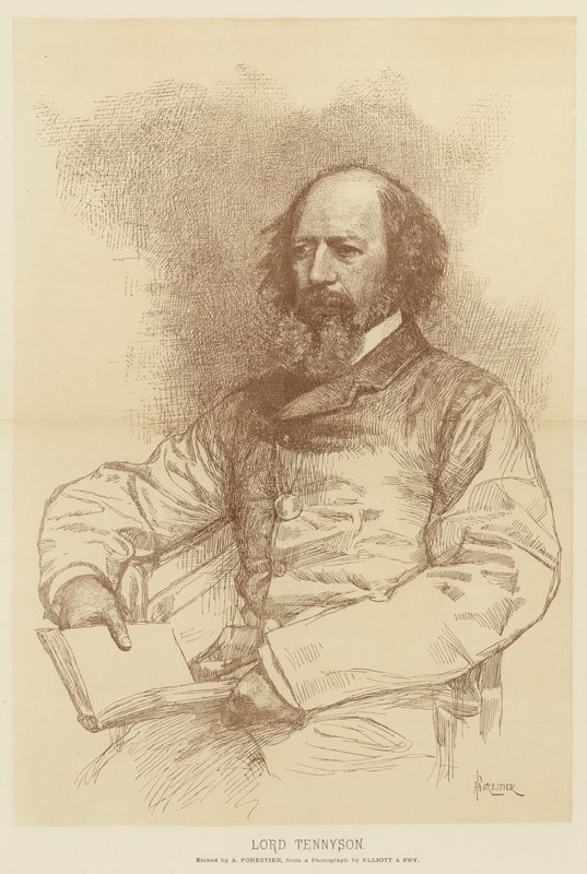 Lord Tennyson autorstwa Amedee Forestier