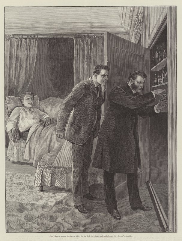 Ślepa miłość, Wilkie Collins autorstwa Amedee Forestier
