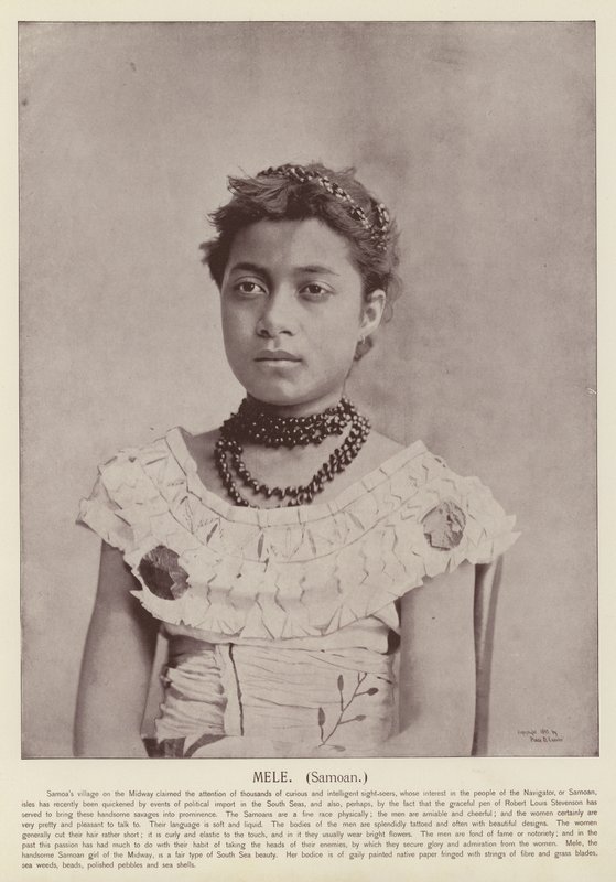 Mele, samoański autorstwa American Photographer