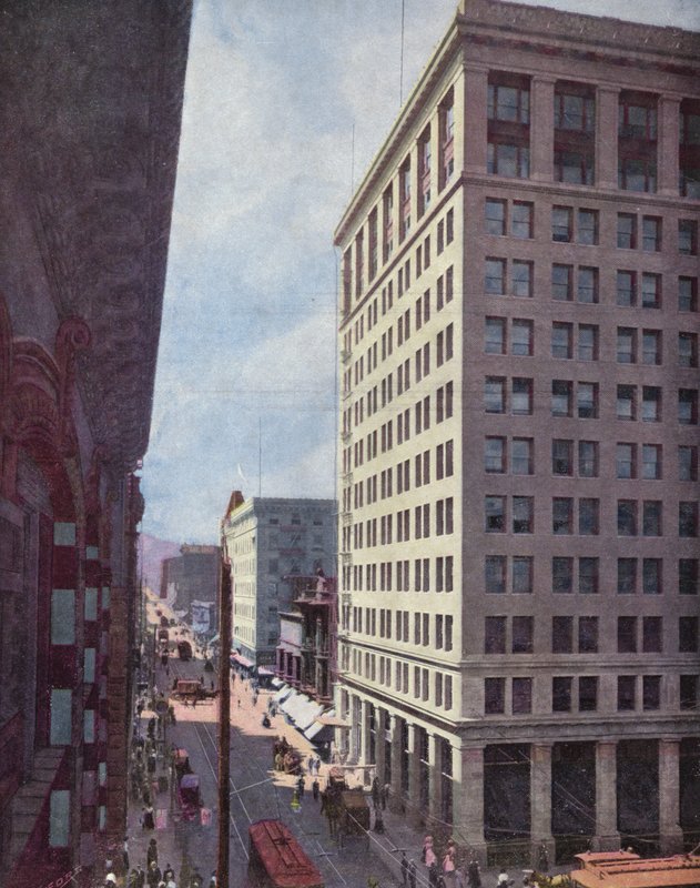 Oregon: Washington Street, Portland (zdjęcie) autorstwa American Photographer (after)