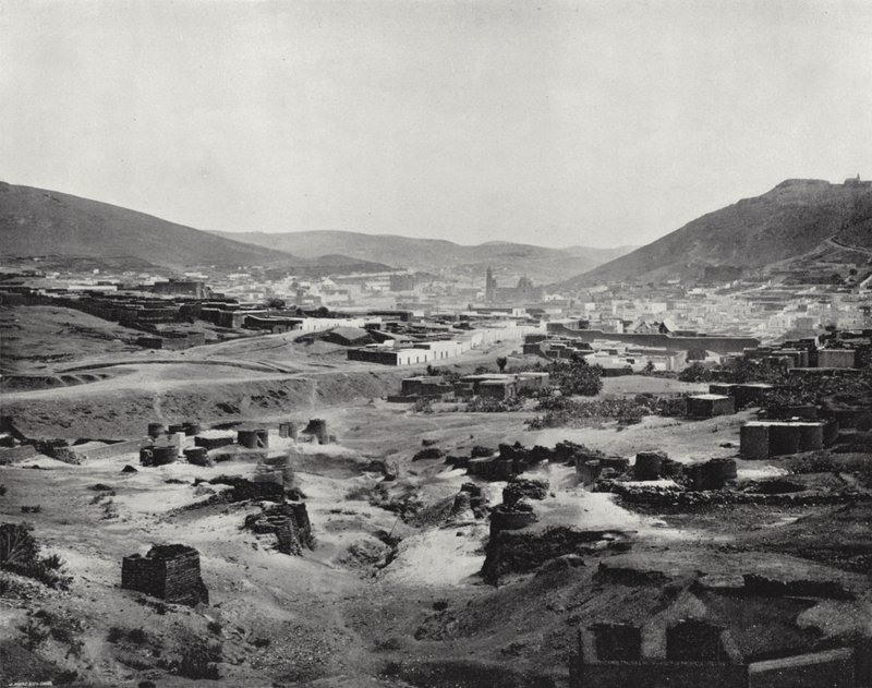 Zacatecas, Meksyk (zdjęcie czarno-białe) autorstwa American Photographer (after)