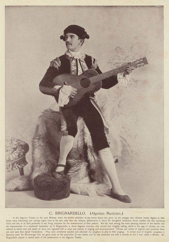 C Brignardello, algierski muzyk autorstwa American Photographer