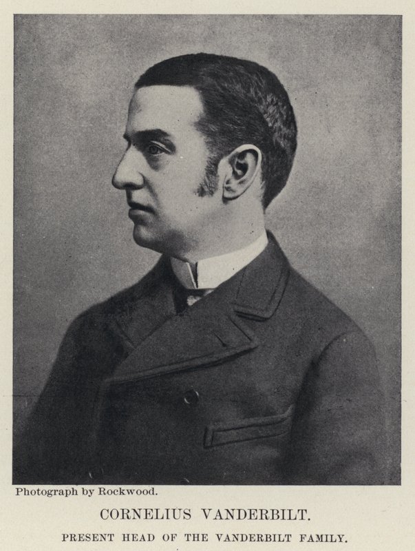 Cornelius Vanderbilt (zdjęcie czarno-białe) autorstwa American Photographer
