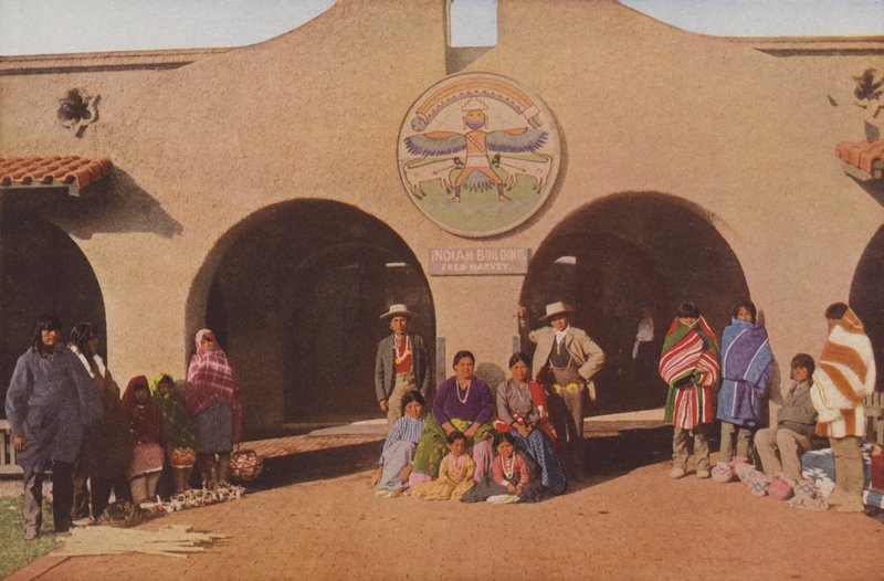 Budynek Indian, Albuquerque, Nowy Meksyk (zdjęcie kolorowe) autorstwa American Photographer