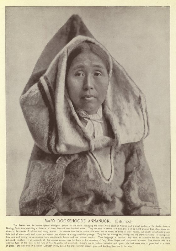 Mary Dookshoode Annanuck, Eskimos autorstwa American Photographer