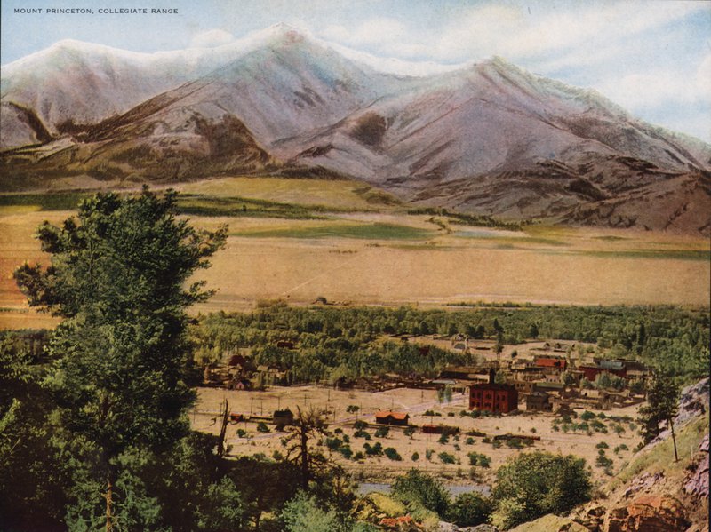 Mount Princeton, Collegiate Range (zdjęcie kolorowe) autorstwa American Photographer