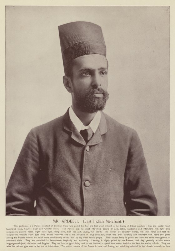 Pan Ardeeji, kupiec z Indii Wschodnich autorstwa American Photographer