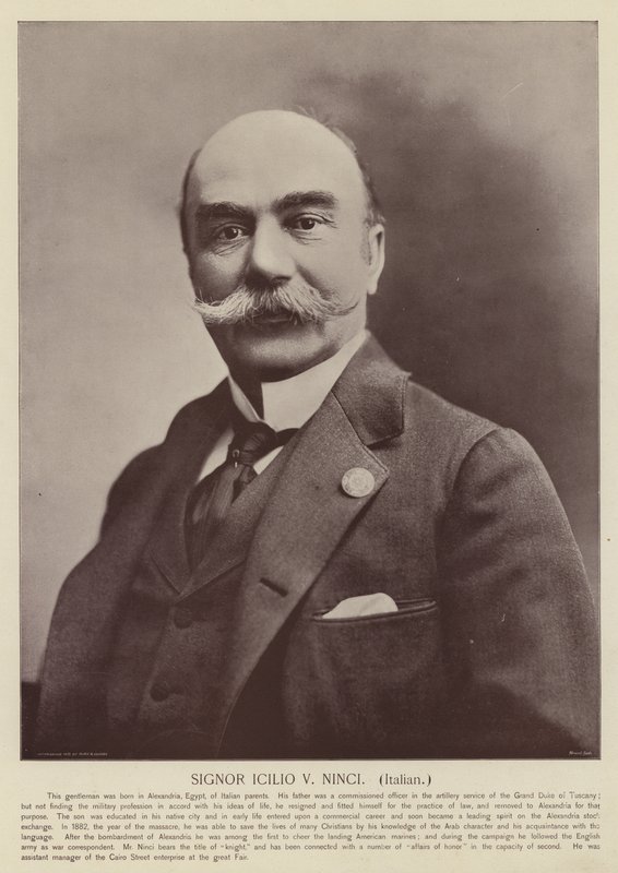 Signor Icilio V Ninci, Włochy autorstwa American Photographer
