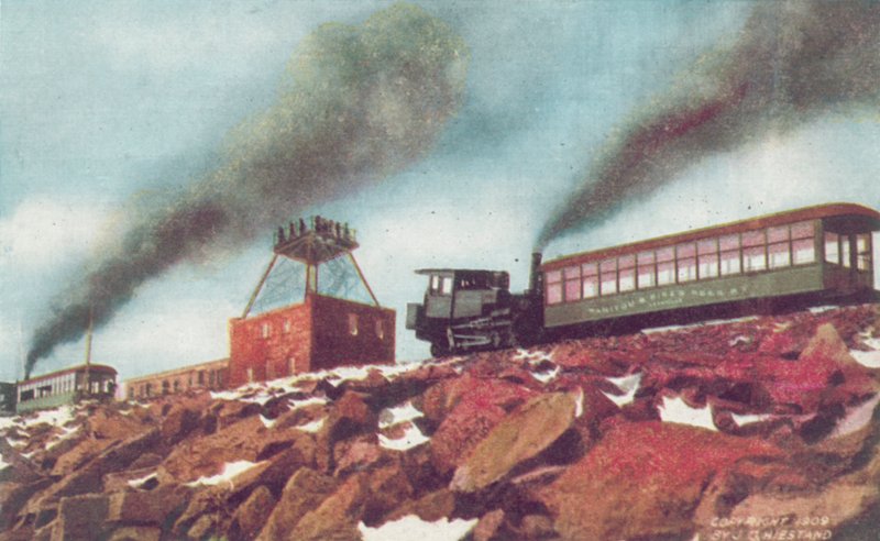 Szczyt Pikes Peak, wysokość n.p.m. autorstwa American Photographer