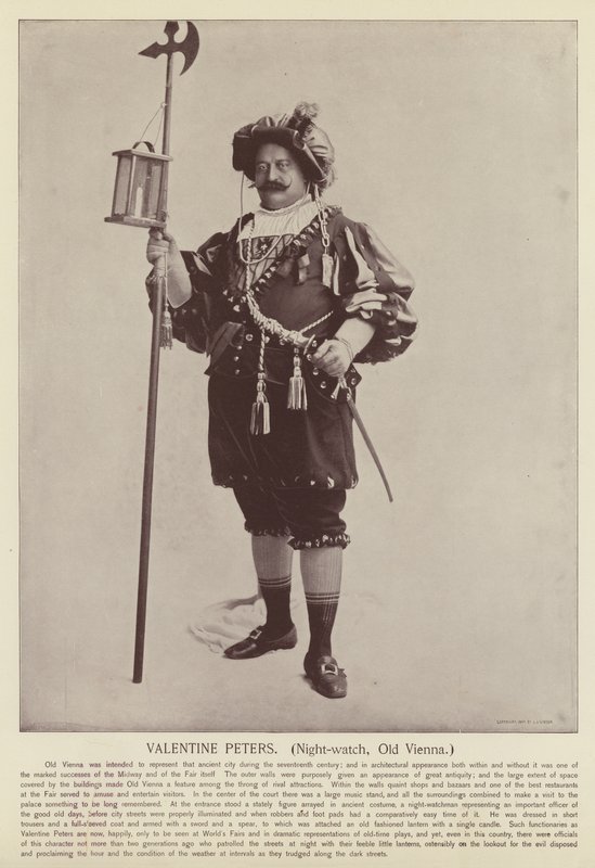 Valentine Peters, Nocna Straż, Stary Wiedeń autorstwa American Photographer