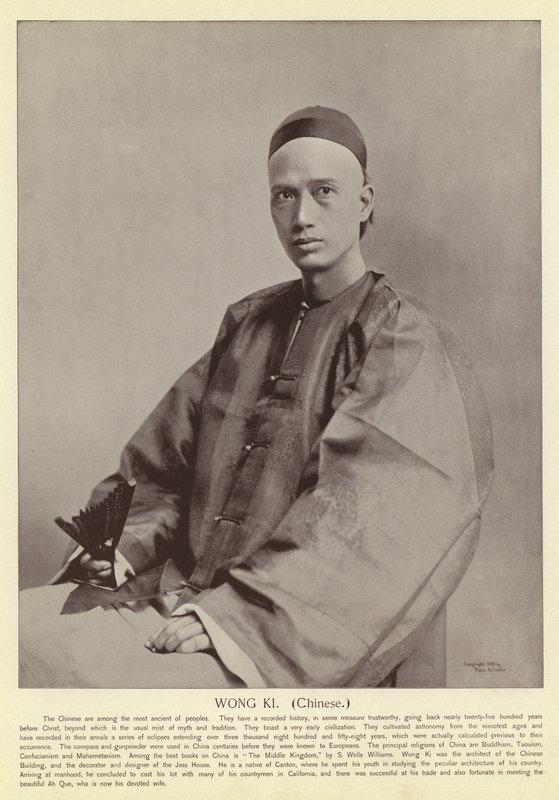 Wong Ki, chiński autorstwa American Photographer