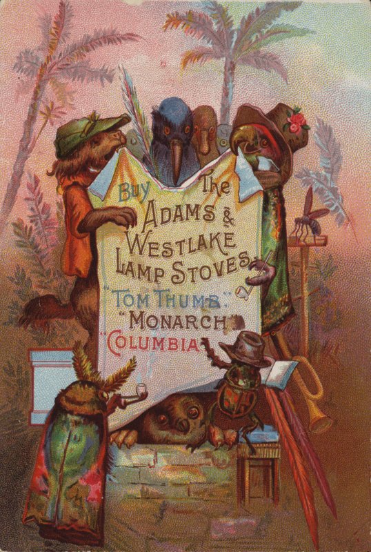 Plakat gospodarstwa zwierząt. autorstwa American School