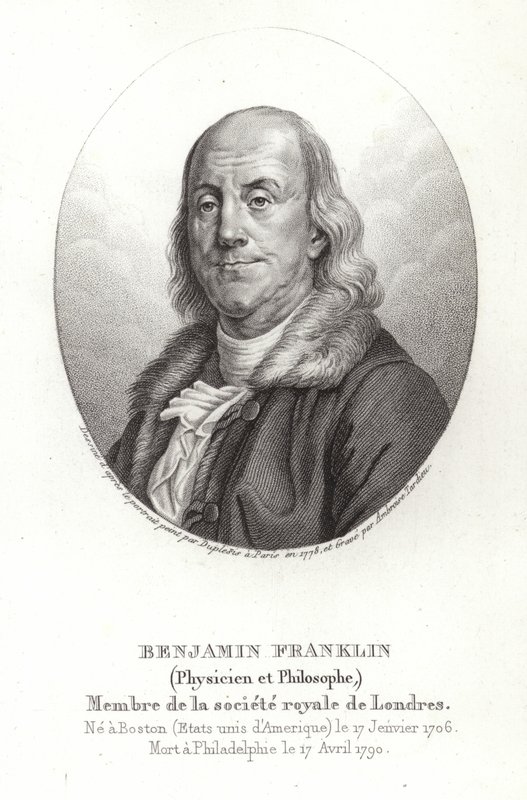 Benjamin Franklin autorstwa American School