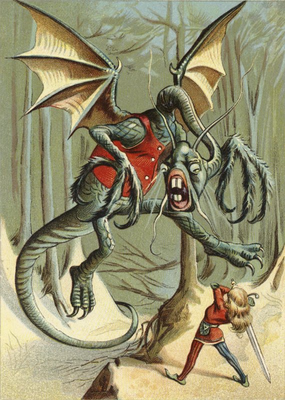 Strzeż się Jabberwocka, mój synu. autorstwa American School