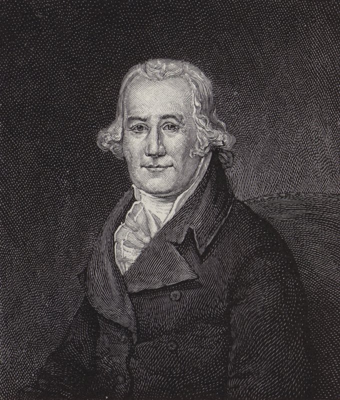 Caspar Wistar , amerykański lekarz i anatom (grafika) autorstwa American School