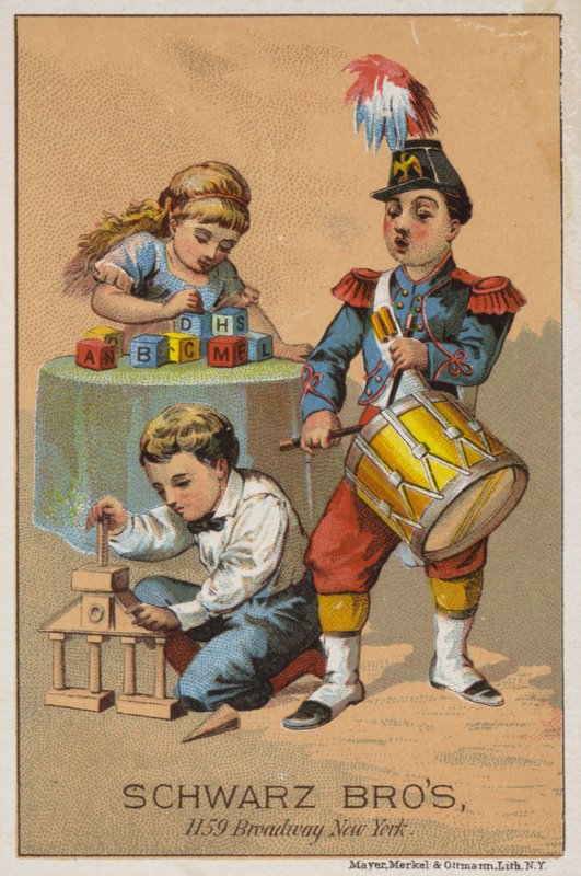 Bawiące się dzieci. autorstwa American School