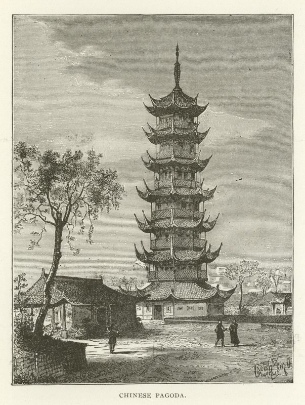 Chińska Pagoda autorstwa American School