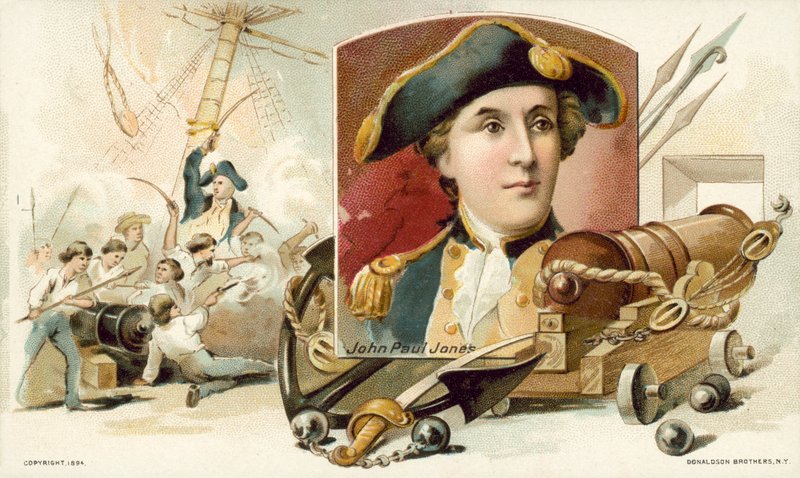 Jan Paweł Jones (chromolitho) autorstwa American School