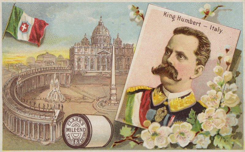 Król Humbert Włochy autorstwa American School