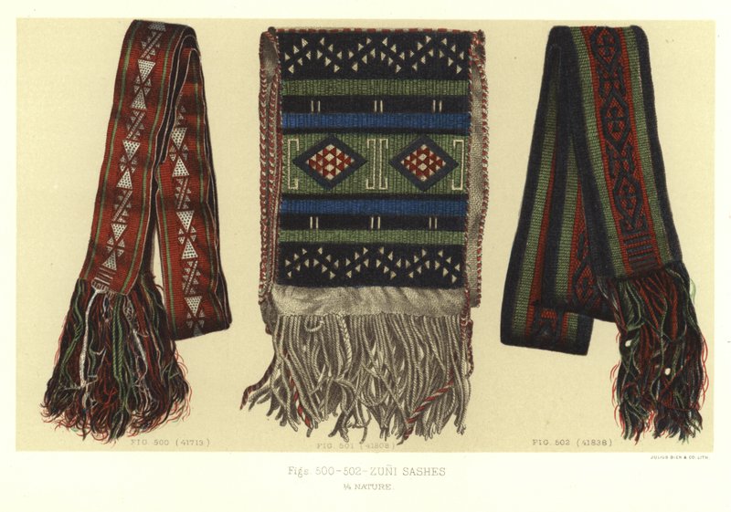 Szarfy Zuni autorstwa American School