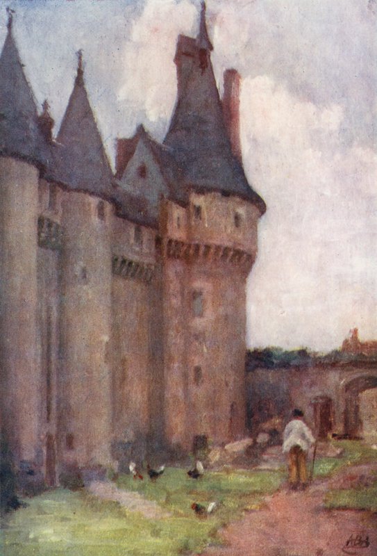 Fougeres-sur-Bievre (druk kolorowy) autorstwa Amy B. Atkinson