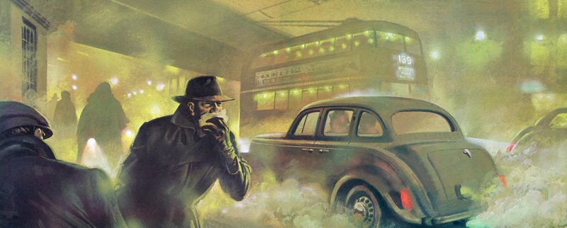 Londyński smog autorstwa Andrew Howat