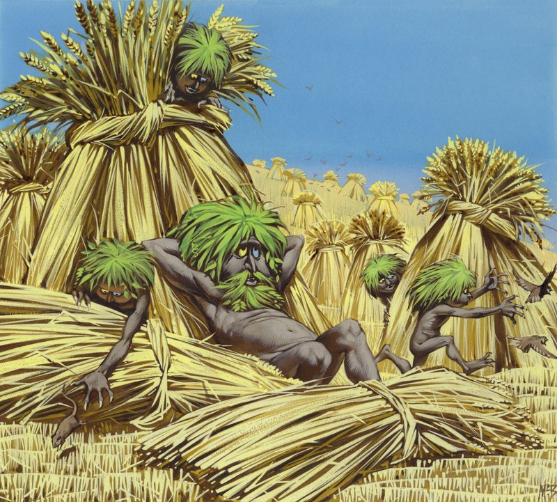Polevik (gwasz na papierze) autorstwa Angus McBride