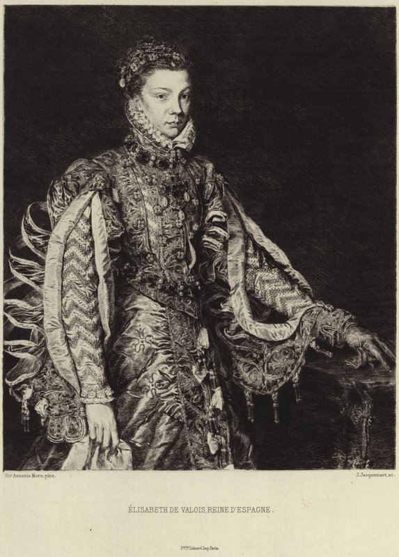 Elisabeth z Francji autorstwa Anthonis van Dashorst Mor