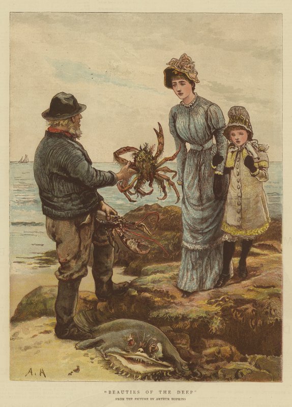 Piękności głębin (chromolitho) autorstwa Arthur Hopkins