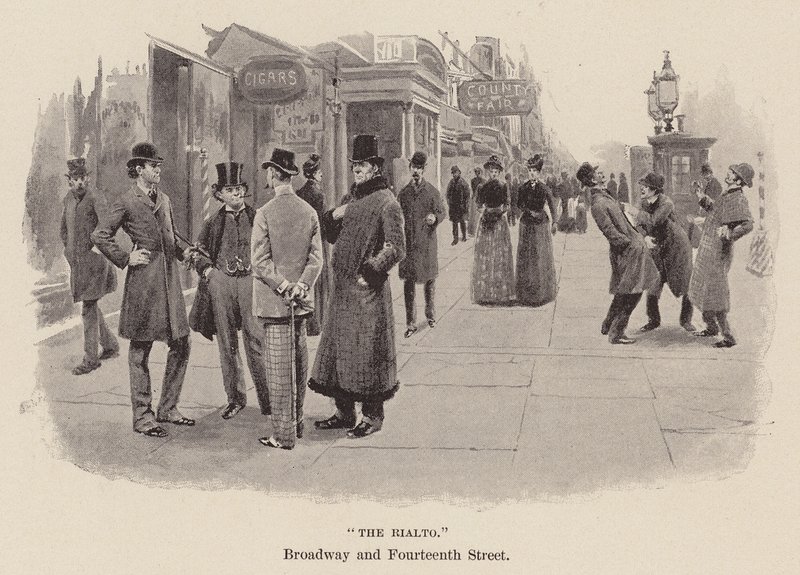 "Rialto" (rycina) autorstwa Arthur Burdett Frost