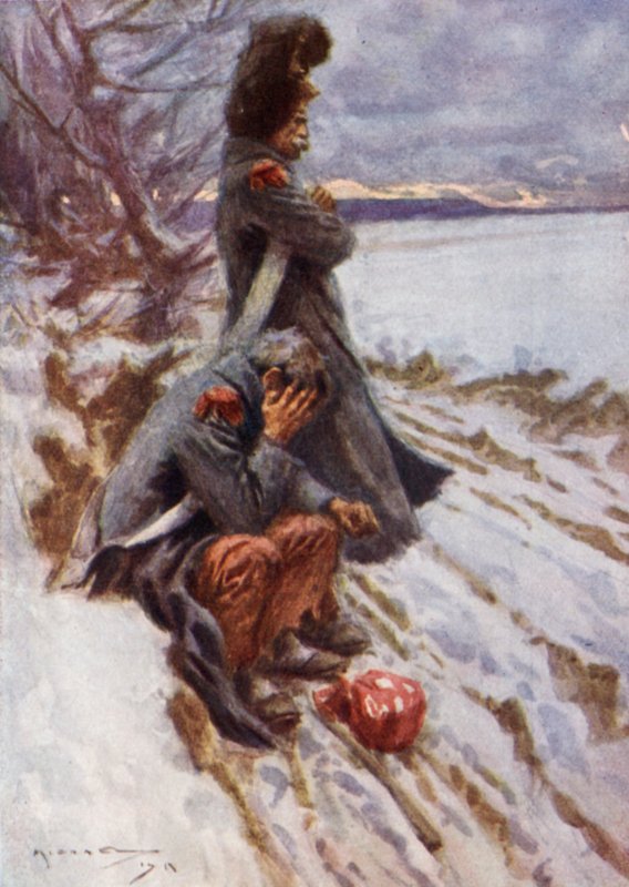 Dwóch Grenadierów (kolor lito) autorstwa Arthur C. (after) Michael