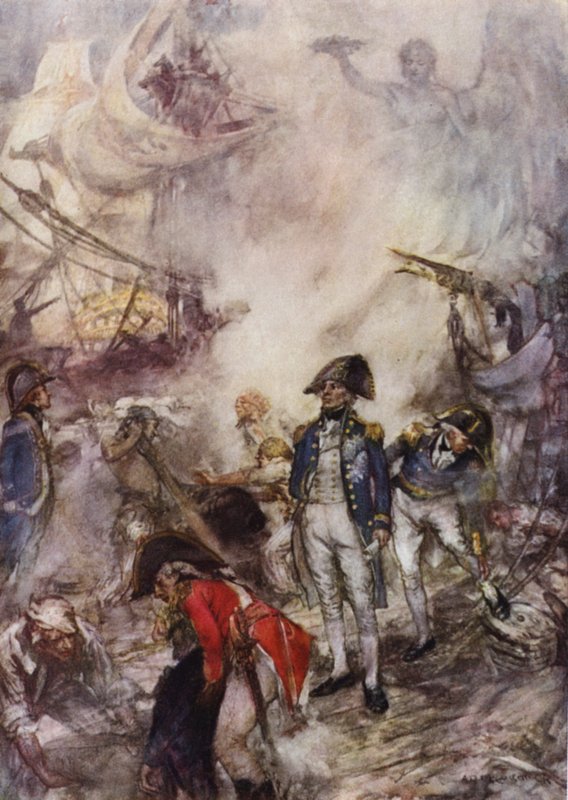 Nelson w Trafalgar autorstwa Arthur David McCormick